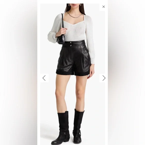 IRO leather shorts - Picture 9 of 10